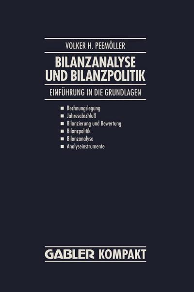 Bilanzanalyse und Bilanzpolitik