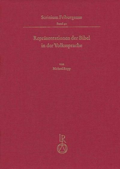 Repräsentationen der Bibel in der Volkssprache