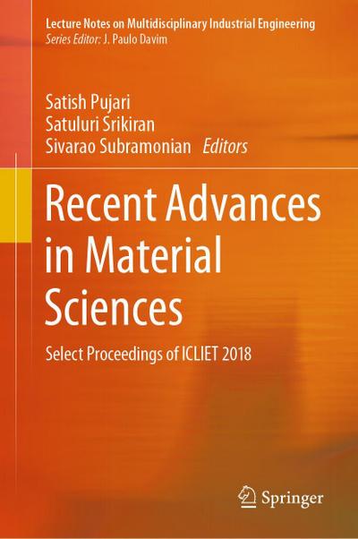 Recent Advances in Material Sciences
