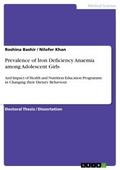 Prevalence of Iron Deficiency Anaemia among Adoles