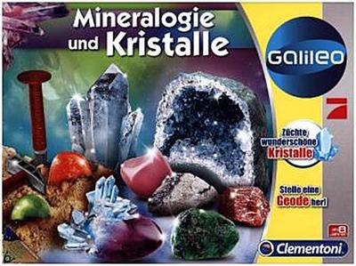 Clementoni 59005.6 - Galileo - Ausgrabungsset Mineralogie und Kristalle (Deutsch)