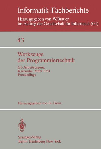 Werkzeuge der Programmiertechnik