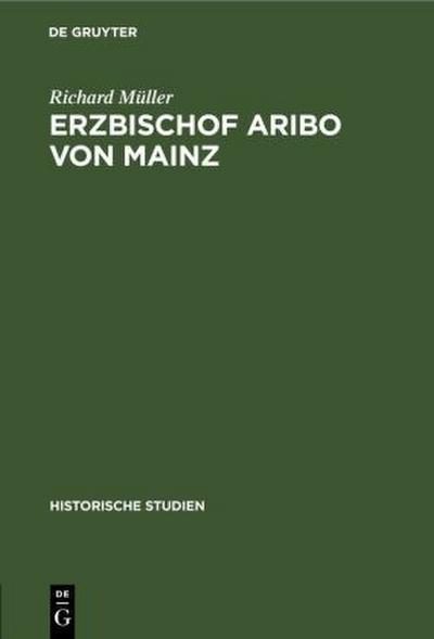 Erzbischof Aribo von Mainz