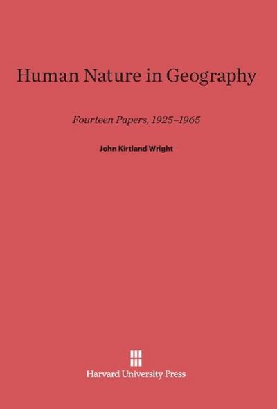 Human Nature in Geography