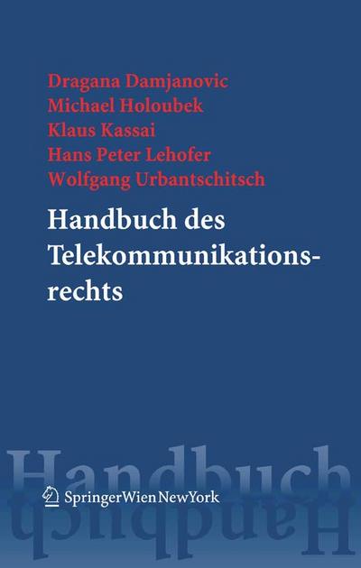 Handbuch des Telekommunikationsrechts
