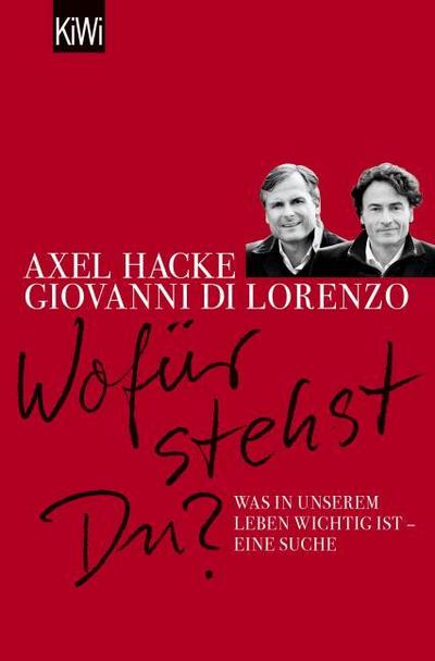 Wofür stehst du?