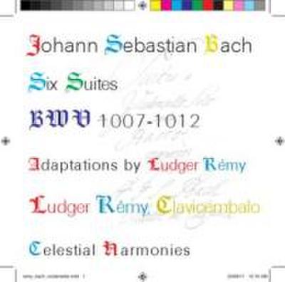 Sechs Suiten BWV 1007-1012 bearb.für Cembalo