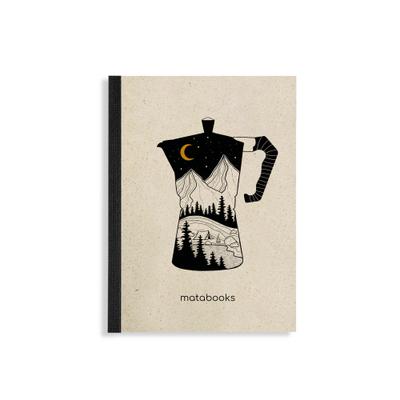matabooks - Steifbroschur Dahara A6 "Coffee"