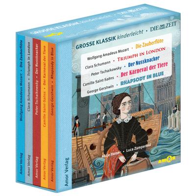 Große Klassik kinderleicht. DIE ZEIT-Edition. (5 CDs, Lesungen mit Musik)