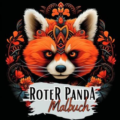 Schwarzes "Roter Panda Malbuch".