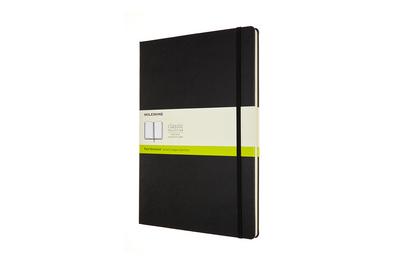 Moleskine Notizbuch A4, Blanko, Hard Cover, Schwarz