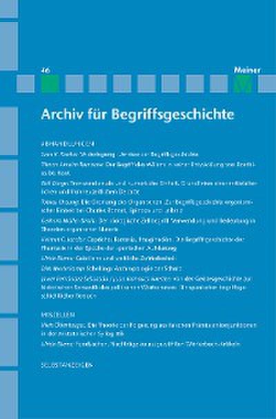 Archiv für Begriffsgeschichte. Band 46