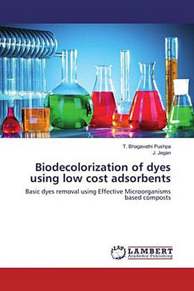 Biodecolorization of dyes using low cost adsorbents
