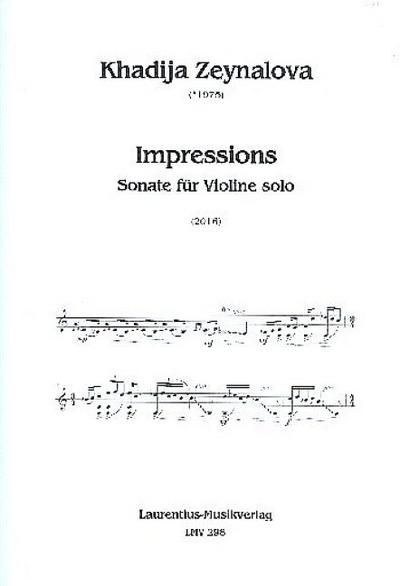 Impressionsfür Violine