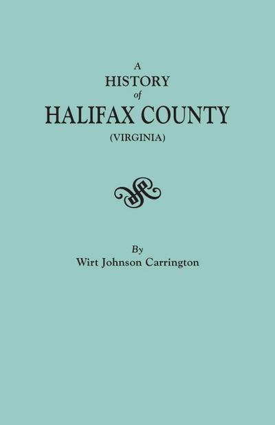 History of Halifax County, Virginia