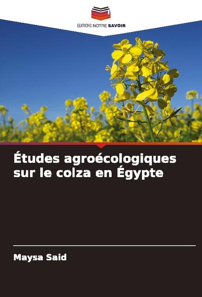 Études agroécologiques sur le colza en Égypte