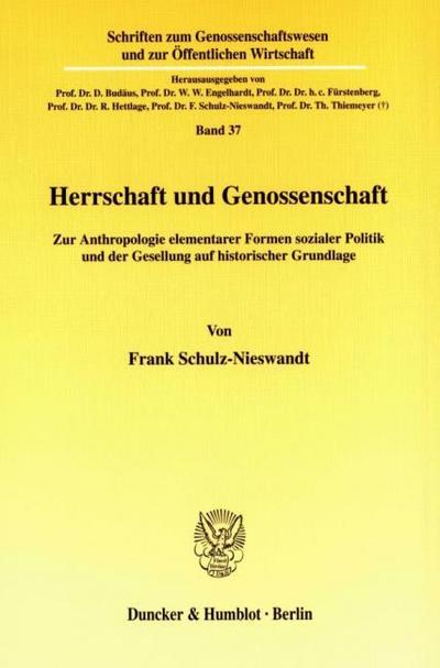 Herrschaft und Genossenschaft