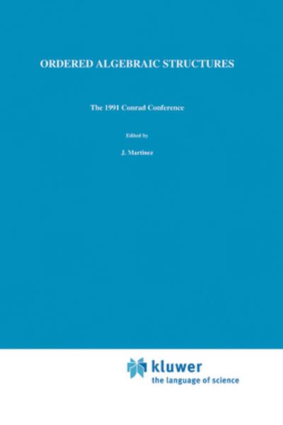 Ordered Algebraic Structures