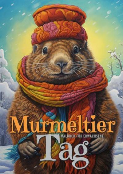 Groundhog Day Coloring Book for Adults