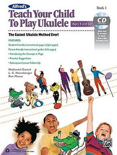 Alfred’s Teach Your Child to Play Ukulele, Book 1, m. 1 Audio-CD