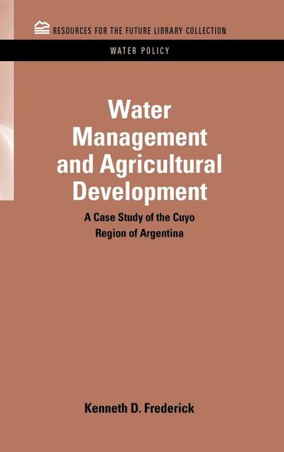 Water Management and Agricultural Development