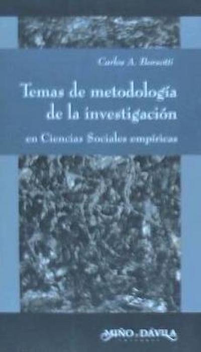 Borsotti, C: Temas de metodología de la investigación en cie