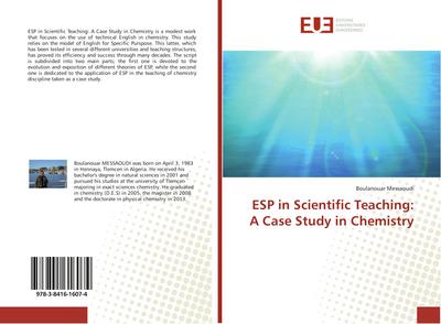 ESP in Scientific Teaching: A Case Study in Chemistry