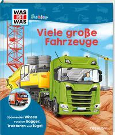 Viele große Fahrzeuge