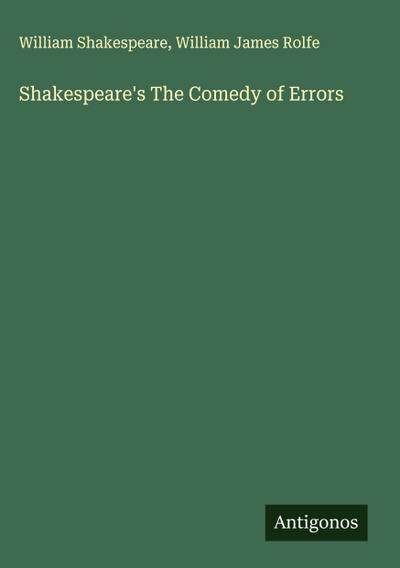 Shakespeare’s The Comedy of Errors