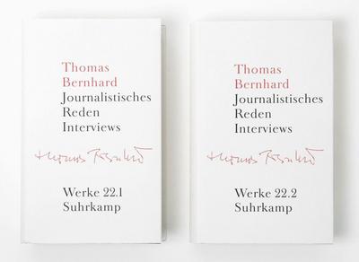 Werke 22. Journalistisches Reden Interviews 