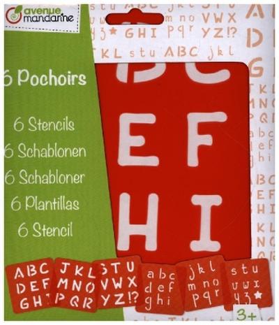 Mandarin 6 Schablonen Alphabet