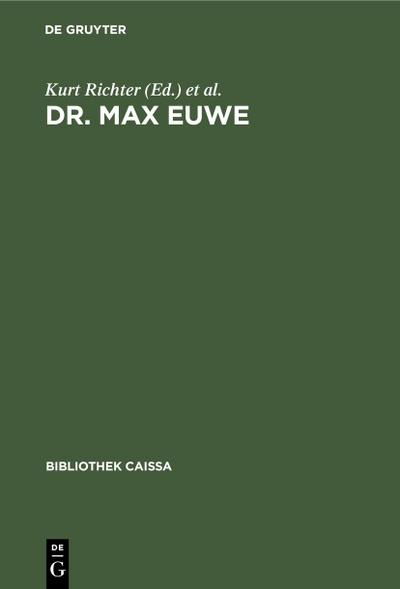 Dr. Max Euwe