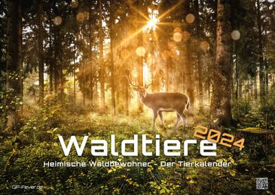 Waldtiere - Heimische Waldbewohner - Der Tierkalender - 2024 - Kalender DIN A2