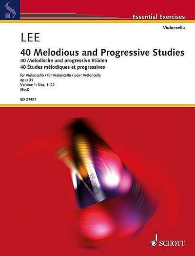 40 Melodische und progressive Etüden. Bd.1