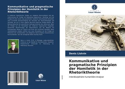 Kommunikative und pragmatische Prinzipien der Homiletik in der Rhetoriktheorie