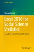 Excel 2016 for Social Science Statistics