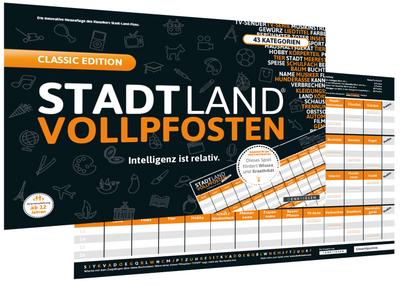 STADT LAND VOLLPFOSTEN® - CLASSIC EDITION - "Intelligenz ist relativ"