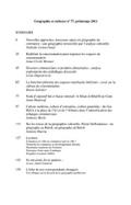 Commerce et culture, analyse geographique