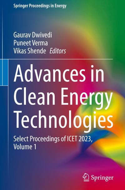 Advances in Clean Energy Technologies