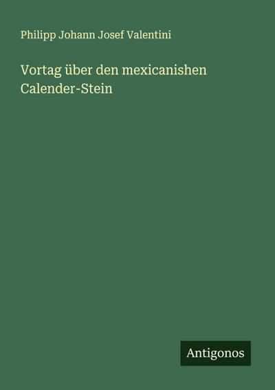 Vortag über den mexicanishen Calender-Stein