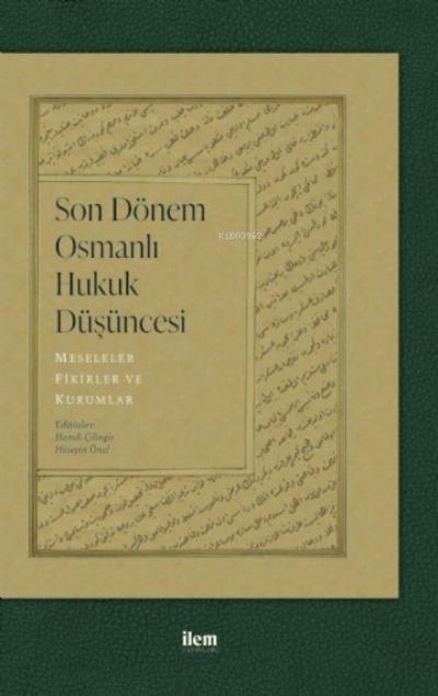 Son Dönem Osmanli Düsüncesi