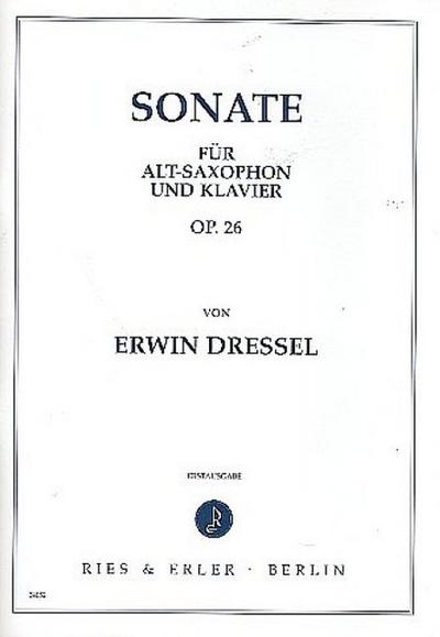 Sonate op.26 für Altsaxophonund Klavier
