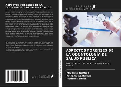 ASPECTOS FORENSES DE LA ODONTOLOGÍA DE SALUD PÚBLICA