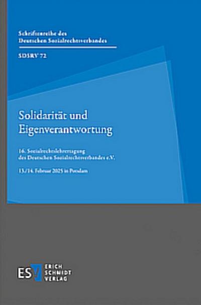 Solidarität und Eigenverantwortung