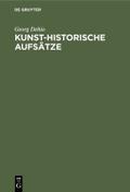 Kunst-historische Aufsätze