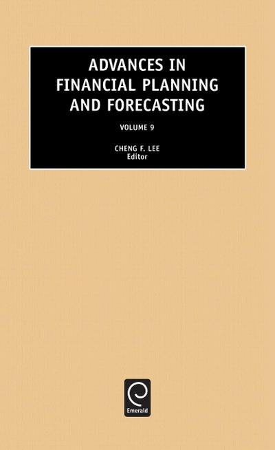 Advances in Financial Planning and Forecasting