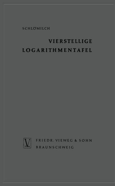 Vierstellige Logarithmentafel