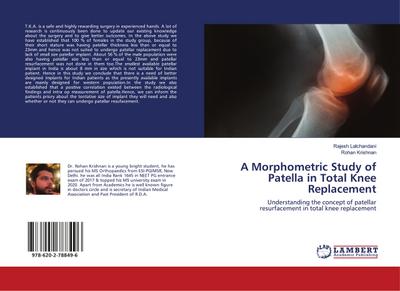A Morphometric Study of Patella in Total Knee Replacement