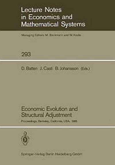 Economic Evolution and Structural Adjustment