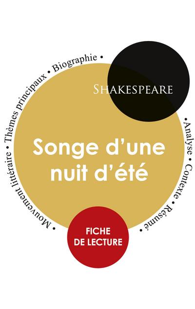 Fiche de lecture Songe d’une nuit d’été de Shakespeare (Étude intégrale)